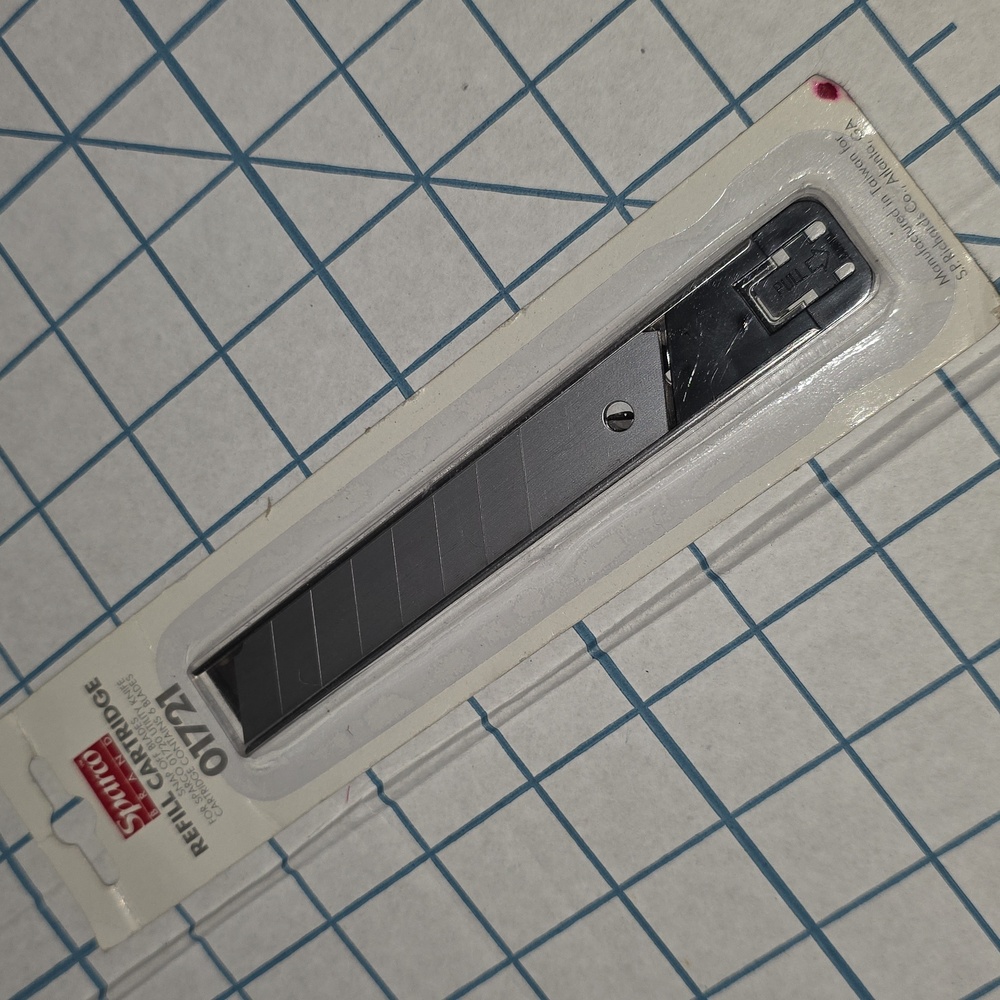 Sparco Refill‎ Cartridge Of 6 Snap-Off Blades 01721 NIP